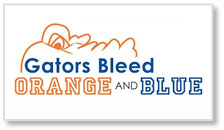 Gators Bleed Orange and Blue